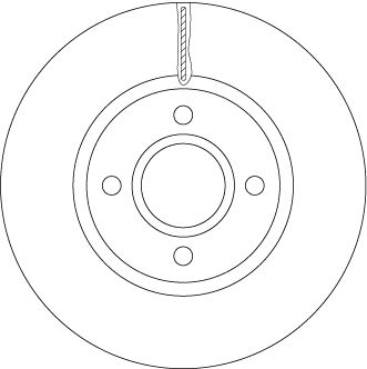 Ford Fiesta 2008-2012 Arası 1.4 LPG TRW Marka Ön Fren Diski