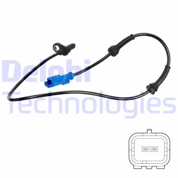 Peugeot 207 2006-2015 Arası 1.6 16V Turbo Delphi Marka Arka Abs Sensörü