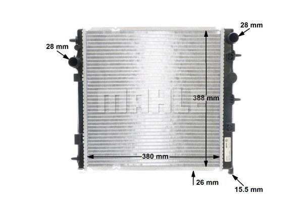 Peugeot 1007 2005-2009 Arası 1.4 HDi Behr Marka Su Radyatörü