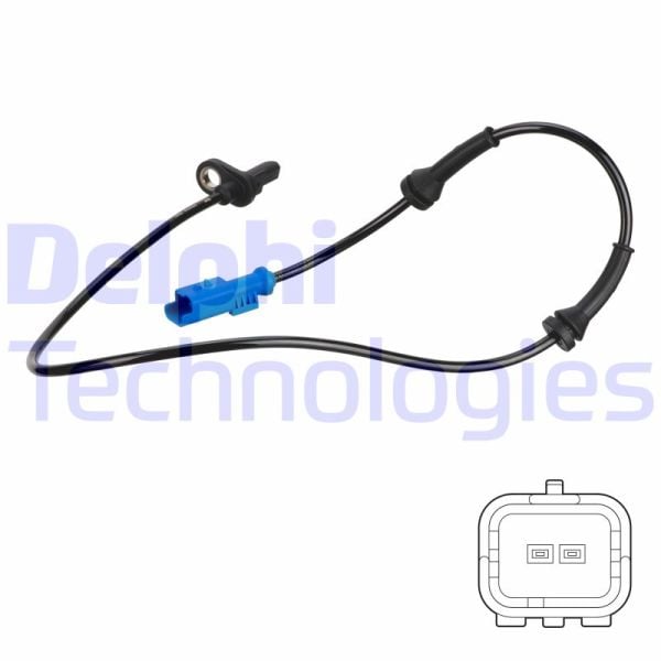 Peugeot 207 2006-2015 Arası 1.6 16V Delphi Marka Arka Abs Sensörü