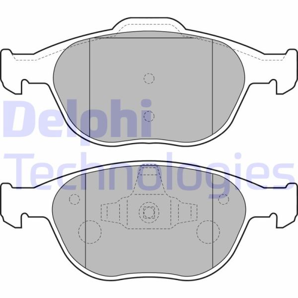 Ford Fiesta 1995-2006 Arası 1.4 i 16V Delphi Marka Ön Balata