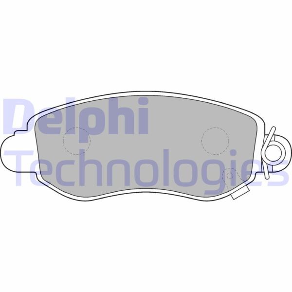 Ford Transit 2000-2006 Arası 2.4 DI RWD, 2.4 DI, 2.0 DI Delphi Marka Ön Balata