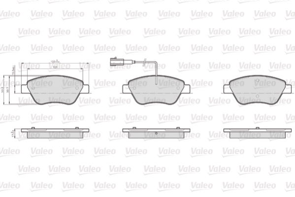 Citroen Nemo 2008-2013 Arası 1.4 HDi Valeo Marka Ön Balata