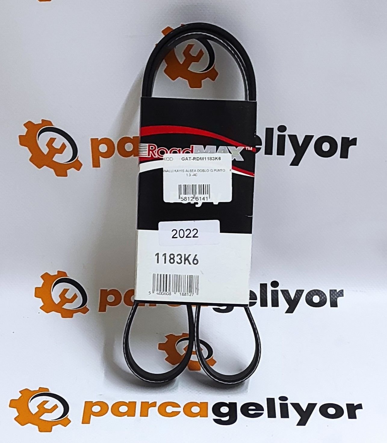 Doblo 1.3 Klimasız V Kayışı Roadmax GAT-RDM1183K6