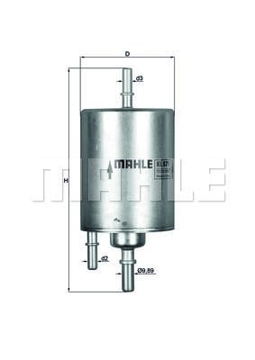 Chevrolet Nubira 2005-2011 Arası 1.4 Mahle Marka Benzin Yakıt Filtresi