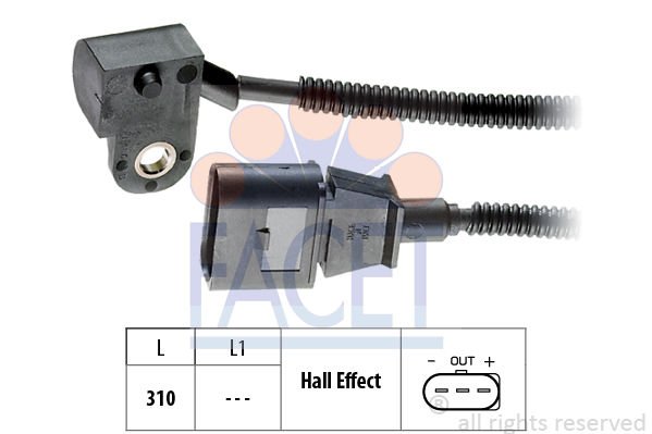 Seat Altea 2004-2008 Arası 2.0 TDI 16V Facet Marka Eksantrik Devir Sensörü