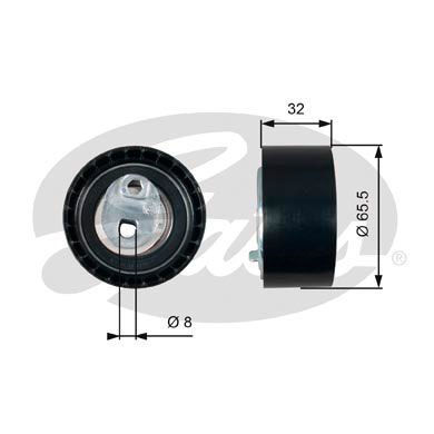 Renault Espace 1996-2002 Arası 2.0 16V Gates Marka Vantilatör Kayış Gergi Rulmanı