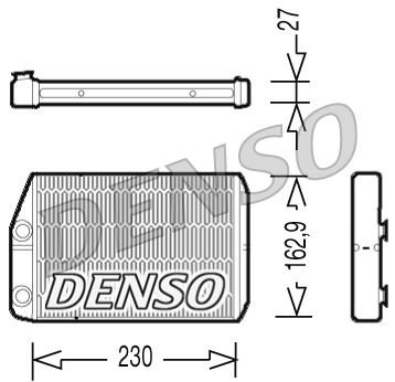 Fiat Ducato 2006-2010 Arası 140 Natural Power, 115 Multijet 2,0 D, 150 Multijet 3,0 D, 130 Multijet 2,3 D, 150 Multijet 2,3 D Denso Marka Kalorifer Radyatörü