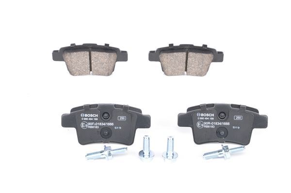 Citroen C4 2006-2015 Arası 1.6 HDi Bosch Marka Arka Balata