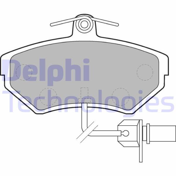 Audi A4 1994-2005 Arası 1.9 TDI, 1.8, 1.6, 1.8 T, 1.8 quattro Delphi Marka Ön Balata