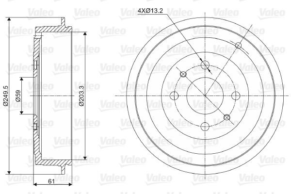 Fiat Panda 2003-2007 Arası 1.2 Valeo Marka Kampana