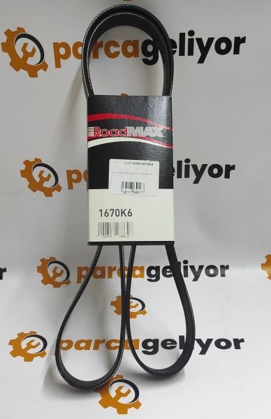 Fiorino 1.3 V Kayışı Roadmax 6PK1670 GAT-RDM1670K6