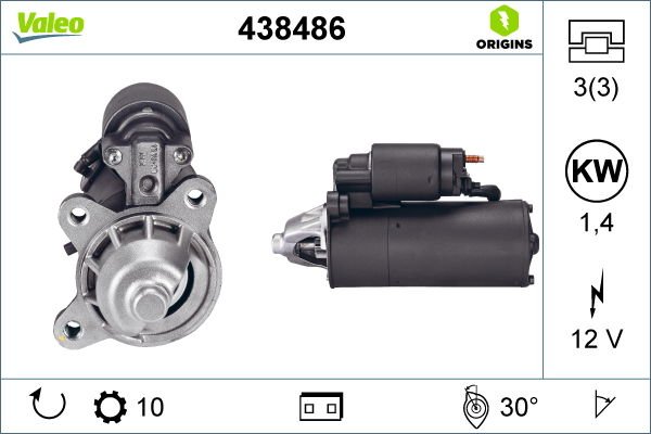 Ford Tourneo Connect 2002-2013 Arası 1.8 TDCi /TDDi /DI Valeo Marka Marş Motoru