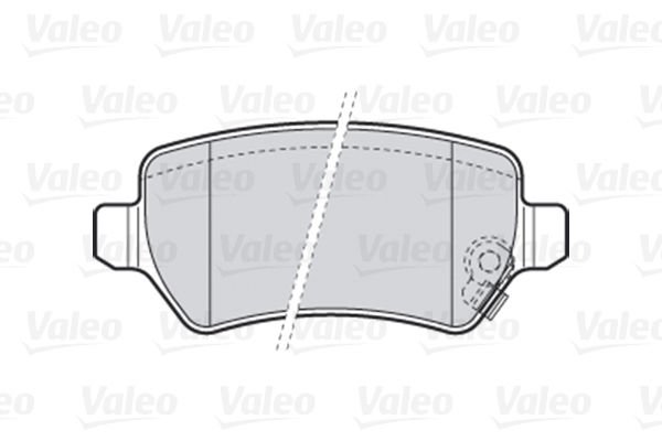 Opel Astra 1998-2014 Arası 1.2 16V, 1.8 16V, 1.6, 1.6 16V, 2.0 DI, 1.6 LPG, 1.4 LPG Valeo Marka Arka Balata