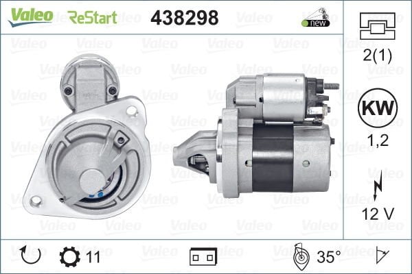 Ford Tourneo Connect 2013-2017 Arası 1.0 EcoBoost Valeo Marka Marş Motoru