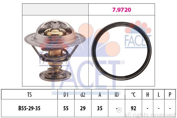 Audi A4 2007-2015 Arası 2.0 TDI Facet Marka Termostat