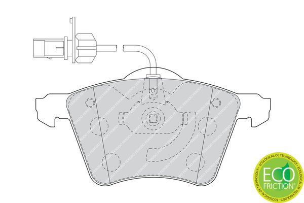 Ford Galaxy 1995-2006 Arası 1.9 TDI, 2.3 16V, 2.0 i Ferodo Marka Ön Balata