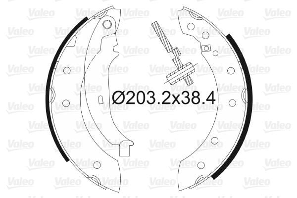 Peugeot 306 1993-2003 Arası 1.9 DT Valeo Marka Pabuçlu Balata