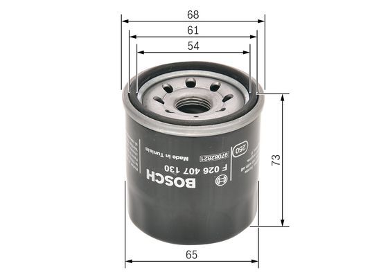 Chevrolet Kalos 2005-2010 Arası 1.2, 1.2 LPG Bosch Marka Yağ Filtresi
