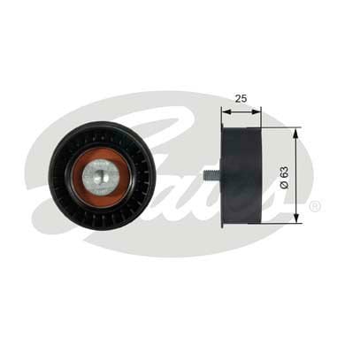 Opel Tigra 1994-2000 Arası 1.4 16V, 1.6 16V Gates Marka Vantilatör Kayış Gergi Rulmanı