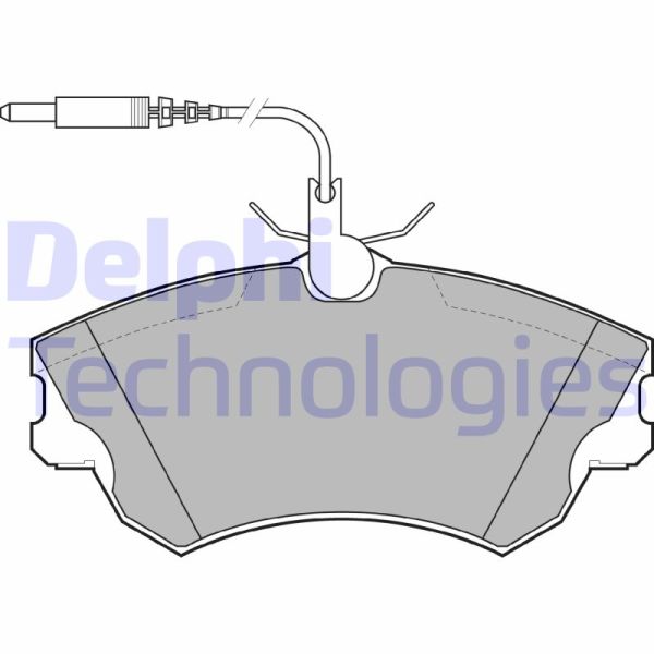 Renault Espace 1996-2002 Arası 3.0 Delphi Marka Ön Balata