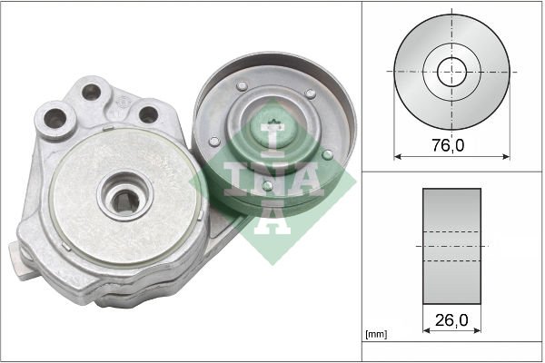 Volkswagen Passat Cc 2008-2012 Arası 1.4 TSI MultiFuel INA Marka Vantilatör Kayış Gergi Rulmanı