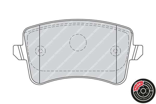 Audi A4 2007-2015 Arası S4 quattro Ferodo Marka Arka Balata