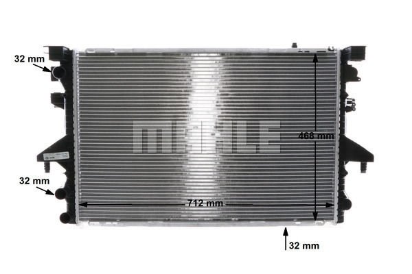 Volkswagen Transporter 2003-2015 Arası 1.9 TDI, 2.0 Mahle Marka Su Radyatörü