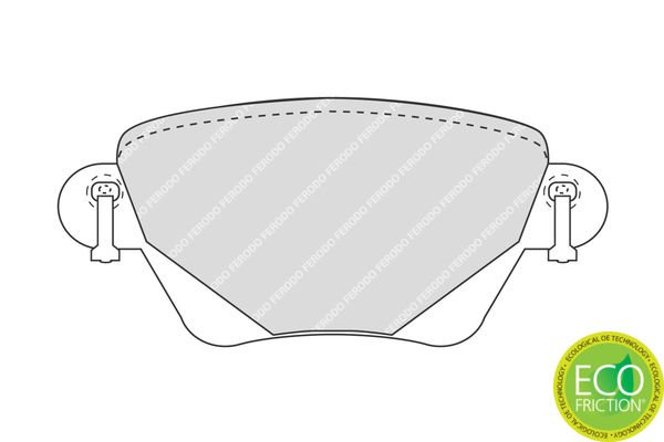 Ford Mondeo 2000-2007 Arası 1.8 16V, 2.0 16V TDDi / TDCi, 2.0 16V DI / TDDi / TDCi, 2.5 V6 24V, 2.0 16V Ferodo Marka Arka Balata