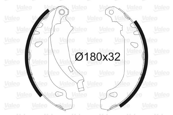 Peugeot 206 1998-2012 Arası 1.9 D Valeo Marka Pabuçlu Balata