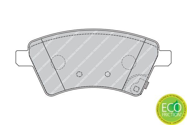 Fiat Sedici 2006-2014 Arası 1.6 16V, 2.0 D Multijet, 2.0 D Multijet 4x4, 1.6 16V 4x4, 1.9 D Multijet 4x4 Ferodo Marka Ön Balata