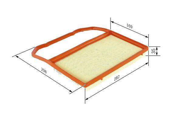Volkswagen Polo 2009-2013 Arası 1.0 Bosch Marka Hava Filtresi