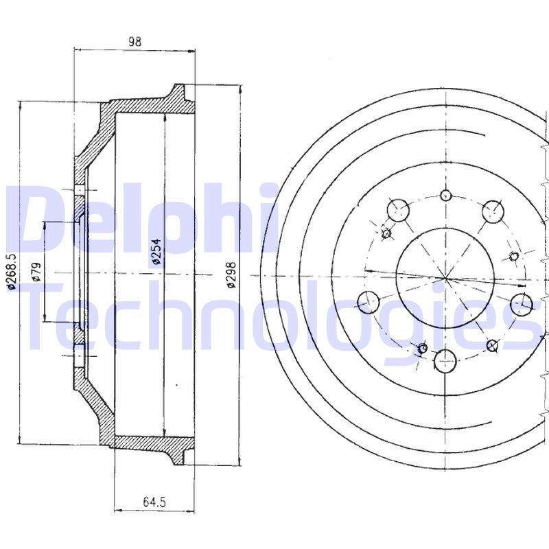 Fiat Ducato 1994-2005 Arası 2.0 Panorama/Combinato Delphi Marka Kampana
