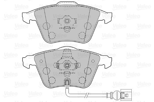 Volkswagen Passat Cc 2008-2012 Arası 1.4 TSI MultiFuel Valeo Marka Ön Fişli Balata
