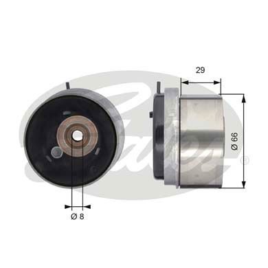 Chevrolet Orlando 2010-2014 Arası 1.8 Gates Marka Vantilatör Kayış Gergi Rulmanı