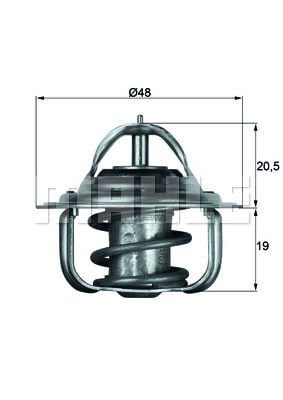 Ford Puma 1997-2002 Arası 1.7 16V, Racing ST 160 Mahle Marka Termostat