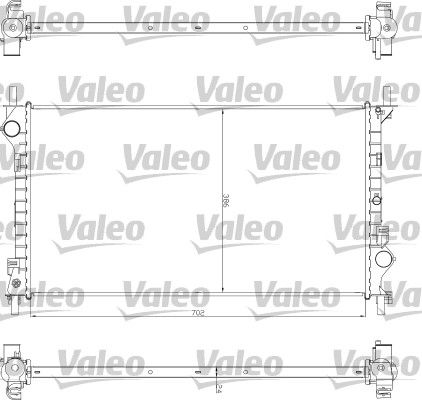 Ford Tourneo Connect 2002-2013 Arası 1.8 TDCi /TDDi /DI, 1.8 16V, 1.8 TDCi Valeo Marka Su Radyatörü