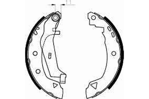 Alfa Romeo 33 1983-1993 Arası 1.2, 1.3, 1.5 TRW Marka Pabuçlu Balata