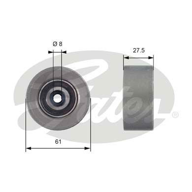 Chevrolet Orlando 2010-2014 Arası 1.8 Gates Marka Vantilatör Kayış Gergi Rulmanı