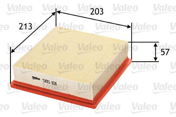 Fiat Doblo 2009-2014 Arası 1.6 D Multijet, 1.4 Natural Power Valeo Marka Hava Filtresi
