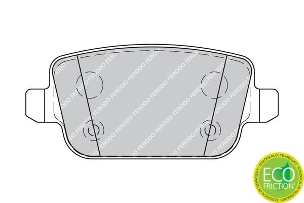 Ford S-Max 2006-2014 Arası 2.0 TDCi, 1.6 EcoBoost, 1.6 TDCi Ferodo Marka Arka Balata
