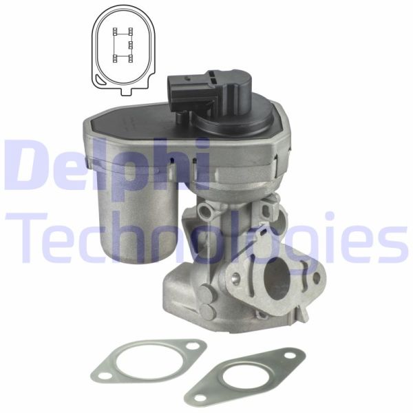 Fiat Punto 2005-2009 Arası 1.9 D Multijet Delphi Marka EGR Valfi
