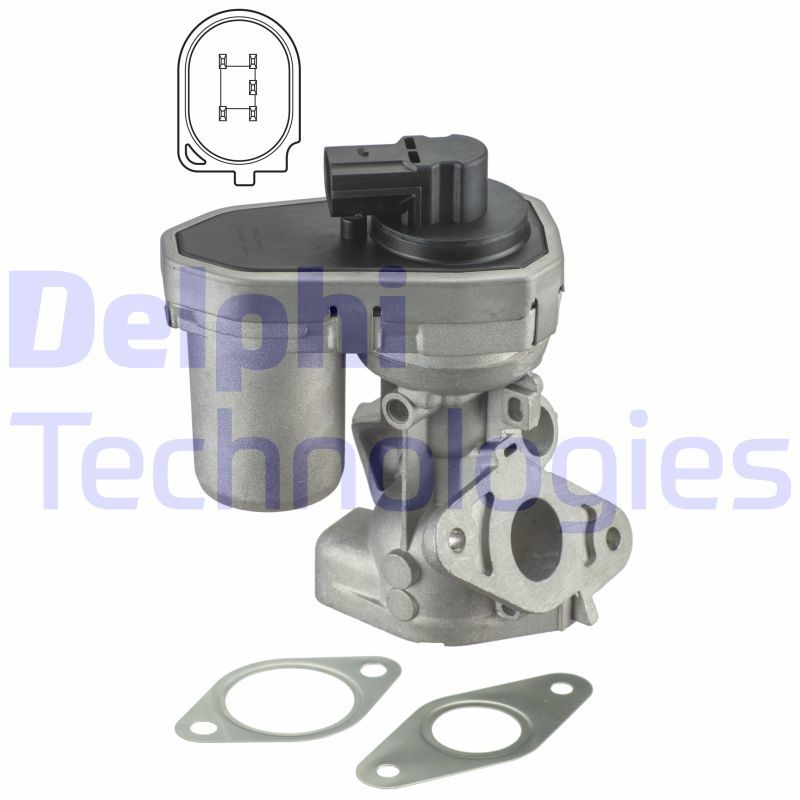 Fiat Punto 2005-2009 Arası 1.9 D Multijet Delphi Marka EGR Valfi