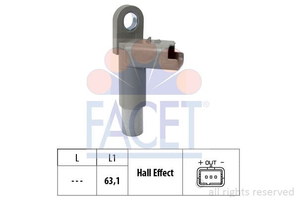 Ford Fusion 2002-2012 Arası 1.4 TDCi Facet Marka Eksantrik Devir Sensörü