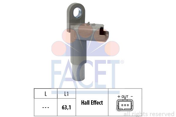 Ford Fusion 2002-2012 Arası 1.4 TDCi Facet Marka Eksantrik Devir Sensörü