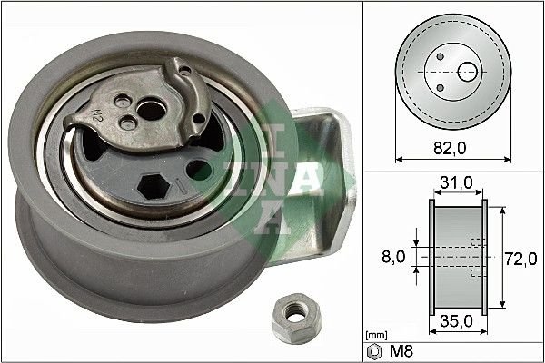 Volkswagen Lupo 1998-2005 Arası 1.2 TDI 3L INA Marka Triger Gergi Rulmanı