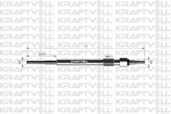 Seat Altea 2004-2008 Arası 2.0 TDI 16V Kraftvoll Marka Kızdırma Bujisi
