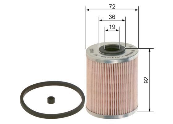 Opel Vectra 1995-2004 Arası 2.0 DTI 16V Bosch Marka Mazot Yakıt Filtresi