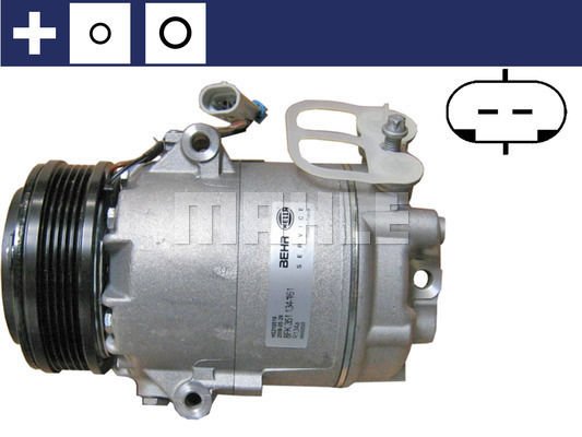 Opel Astra 2000-2005 Arası 2.0 16V Turbo Behr Marka Klima Kompresörü