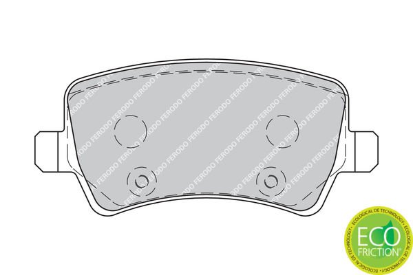 Ford S-Max 2006-2014 Arası 2.0 TDCi Ferodo Marka Arka Balata